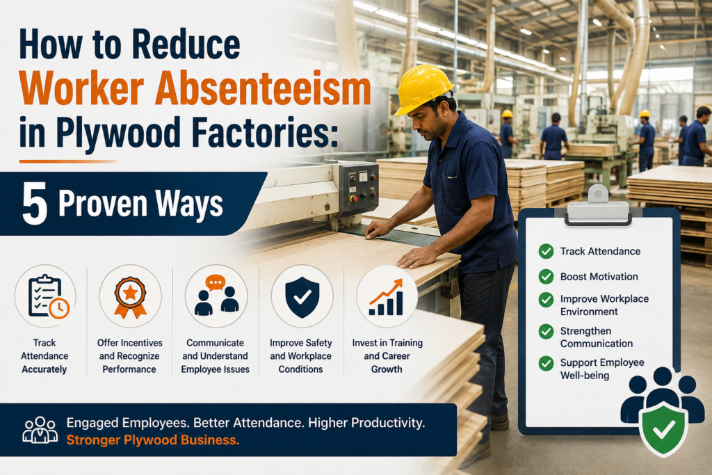 Worker absenteeism in plywood factories: 5 practical solutions for improving attendance and workforce productivity