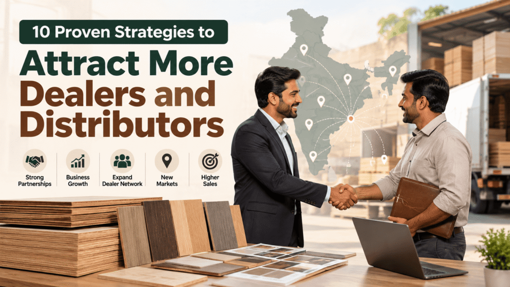 Attract more dealers and distributors through strong business partnerships and dealer network expansion